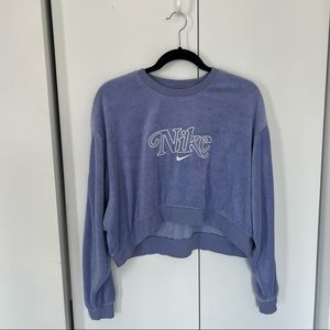 Nike cropped sweatshirt